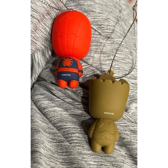 Hallmark Marvel Spider-Man and Baby Groot Ornaments - new without box - Picture 2 of 6